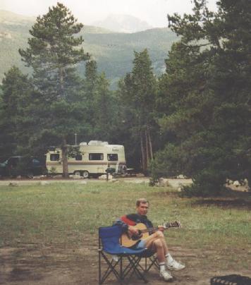 camping in mountains